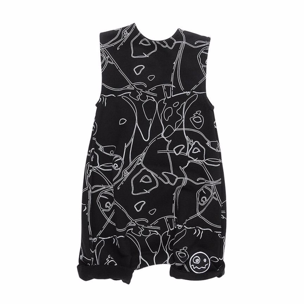 Loud Apparel Crewneck Abstract Romper BNWT